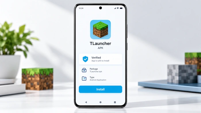 TLauncher Android APK installation and verification