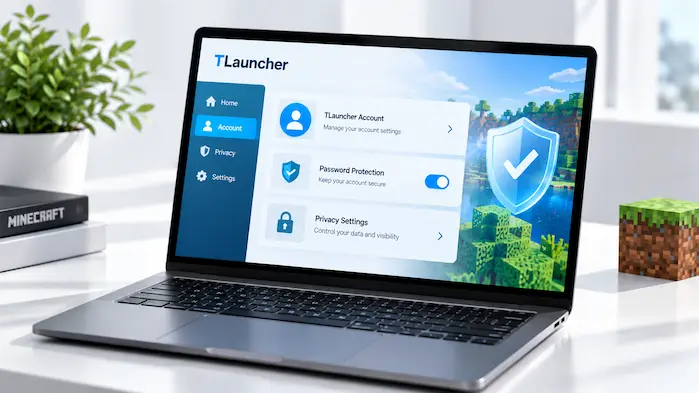TLauncher account and privacy security