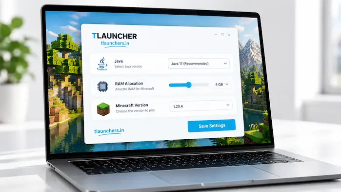 TLauncher for Windows Java and performance settings